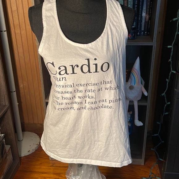 Electric Pink Cardio tank.  Size XL - Picture 1 of 5
